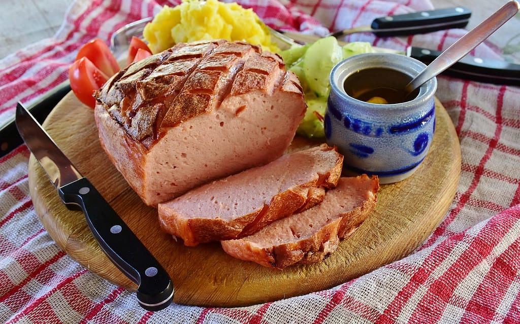 Selbstgemachter Leberkäse 3 Leberkäse