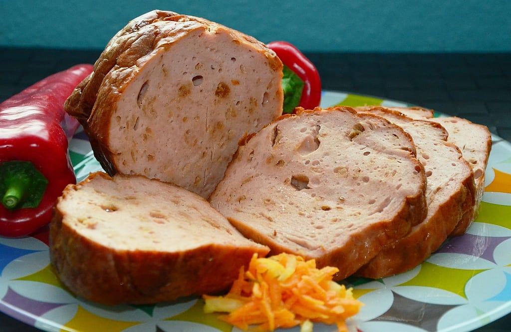 Selbstgemachter Leberkäse 4 Käseleberkäse