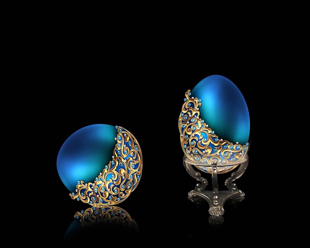 Anleitung perfekte weichgekochte Eier 2 eggs, turquoise blue, ornament, weichgekochte eier