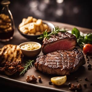 ribeye vom grill